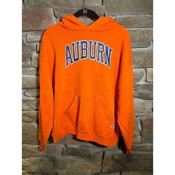 Vintage Y2K Russell Auburn Orange youth XL Hoodie  - Picture 1 of 5